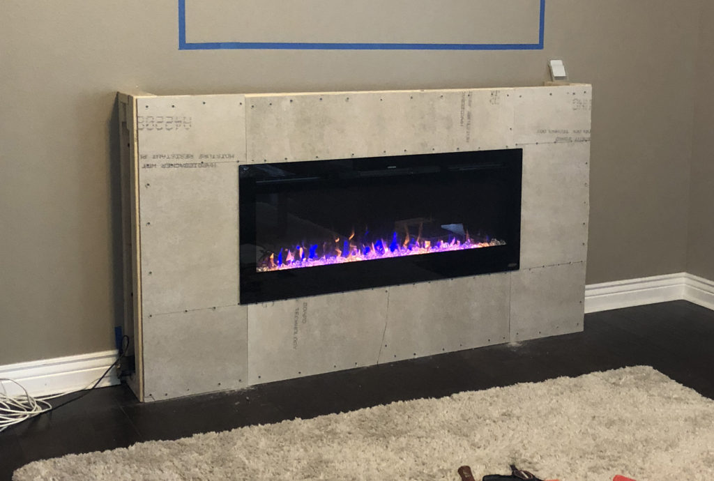 Tiling a Fireplace Surround - Fireplacegenius