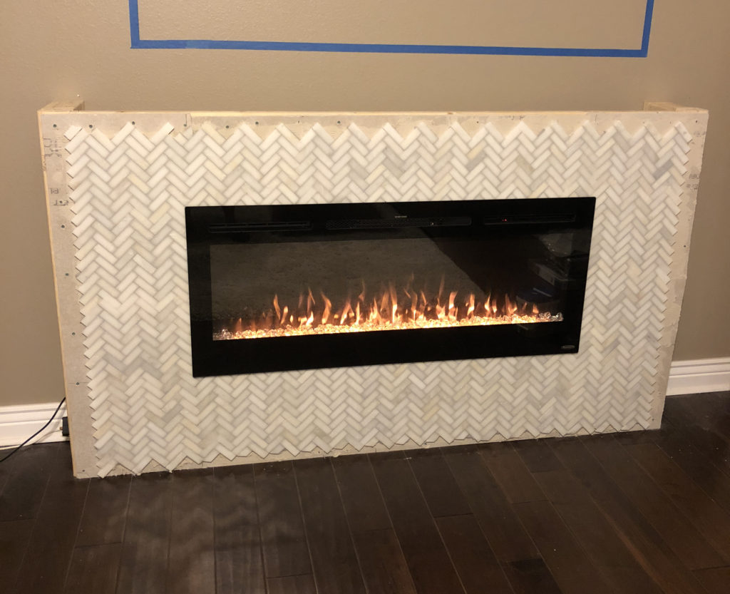 Tiling A Fireplace Surround, Do You Have To Put Tile Around A Fireplace